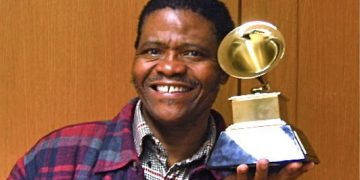 Joseph Shabalala of Ladysmith Black Mambazo wins his 3rd Grammy Award