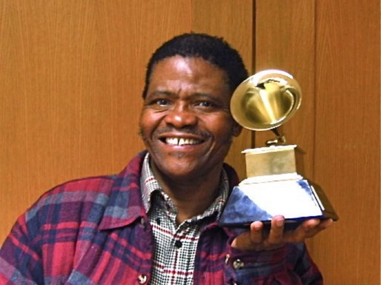 Joseph Shabalala of Ladysmith Black Mambazo wins his 3rd Grammy Award