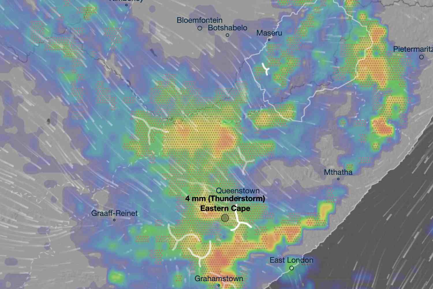 Eastern Cape Floods Severe Thunderstorms Expected On Monday 10 January 