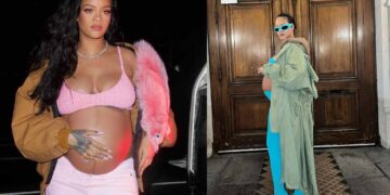 Rihanna pregnancy looks