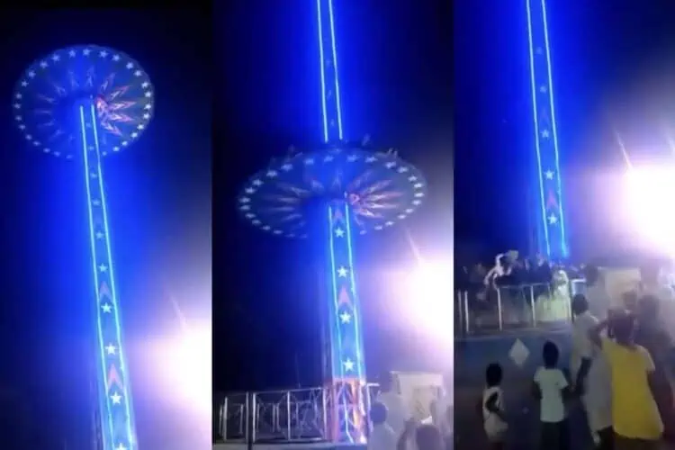 India amusement park crash