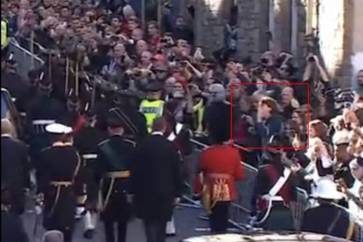 prince Andrew suspect royal procession arrested