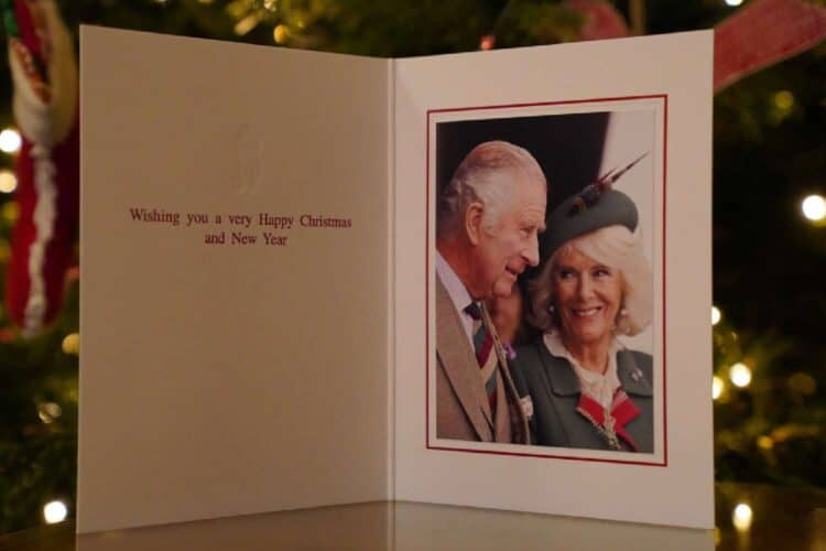 King Charles iii queen consort camilla Christmas card