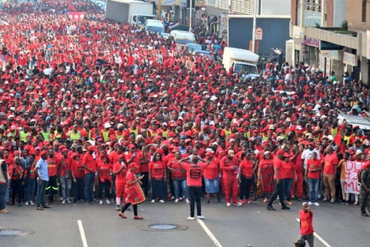 eff Cape Town național shutdown looting Monday 20 march 2023