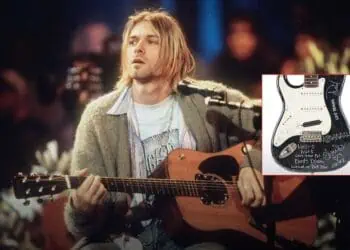 kurt Cobain fender stratocaster guitar