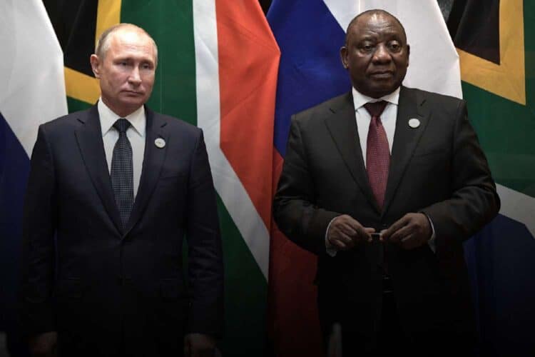 Russia South Africa arms us