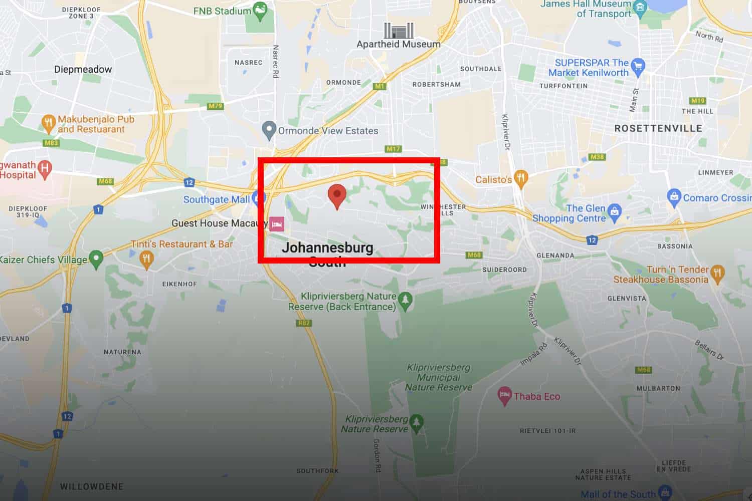 johannesburg earthquake