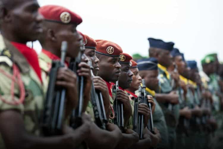 Gabon coup military reactions video