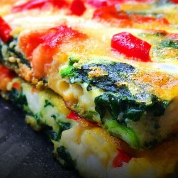 omelette with spinach and tomatoes recipe