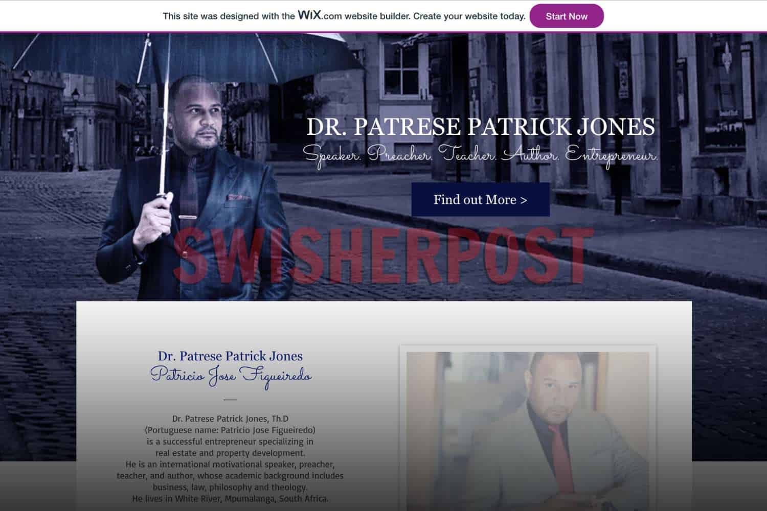 Patrick patrese jones website