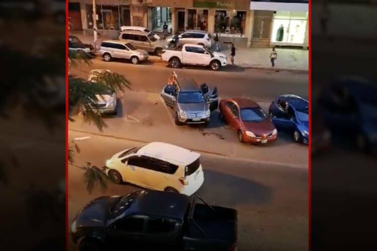 attempted kidnapping maputo Mozambique caught on camera