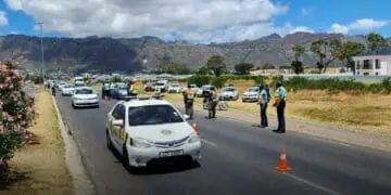 Cape Town drunk driving traffic arrest
