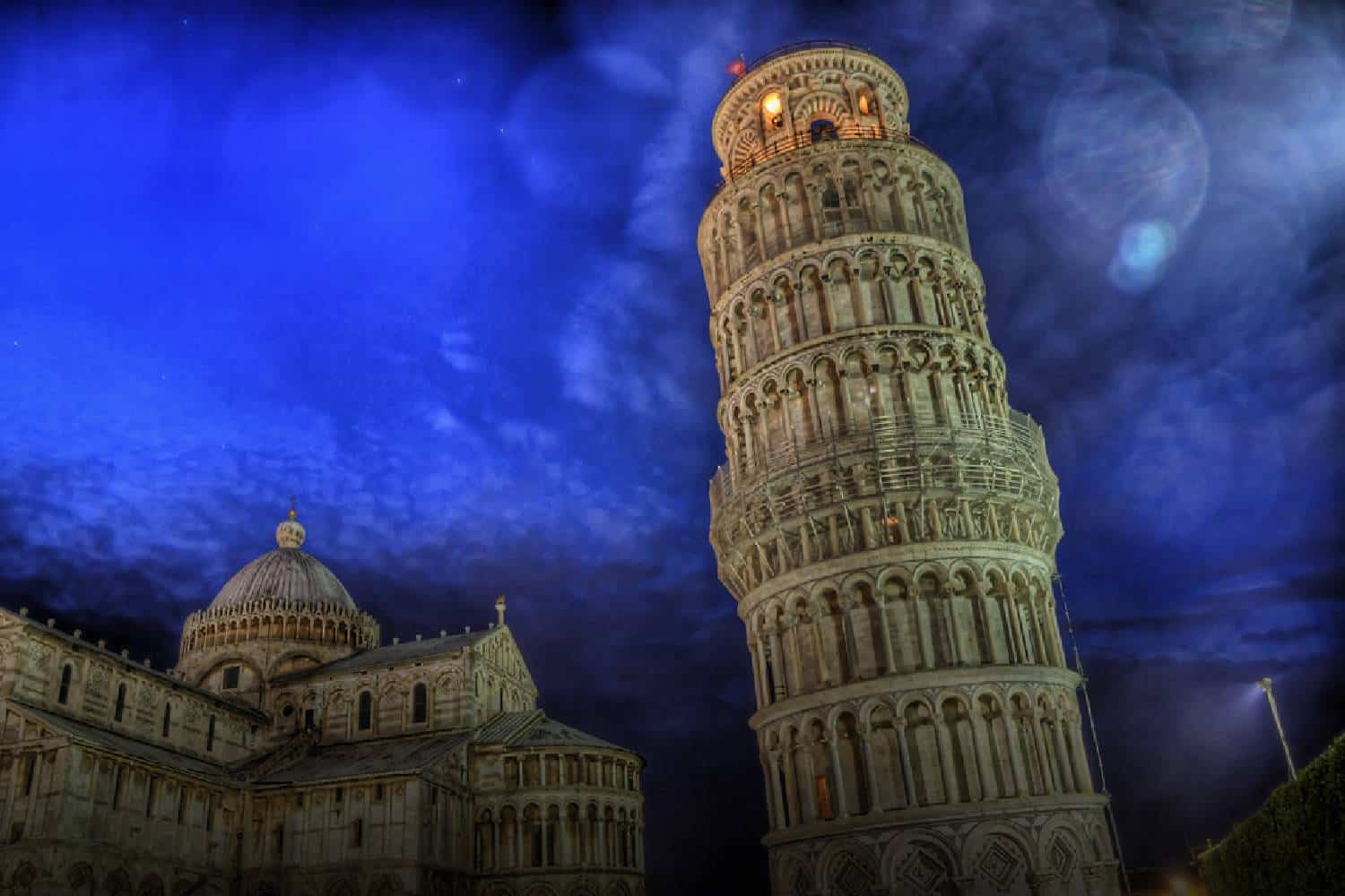 on this day 15 December the leaning tower of pisa