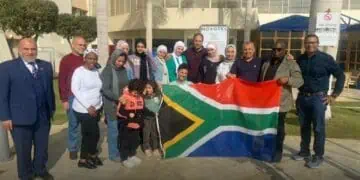 South Africans evacuated Gaza or Tambo international airport