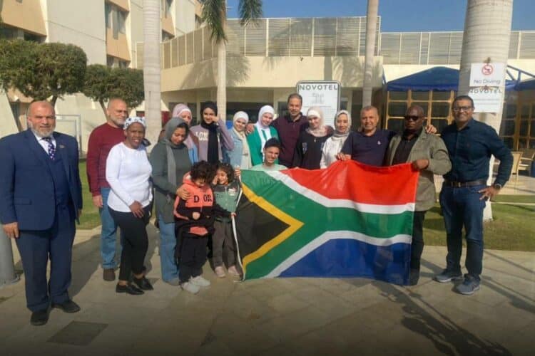 South Africans evacuated Gaza or Tambo international airport