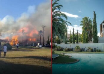 Shelley point hotel and spa fire