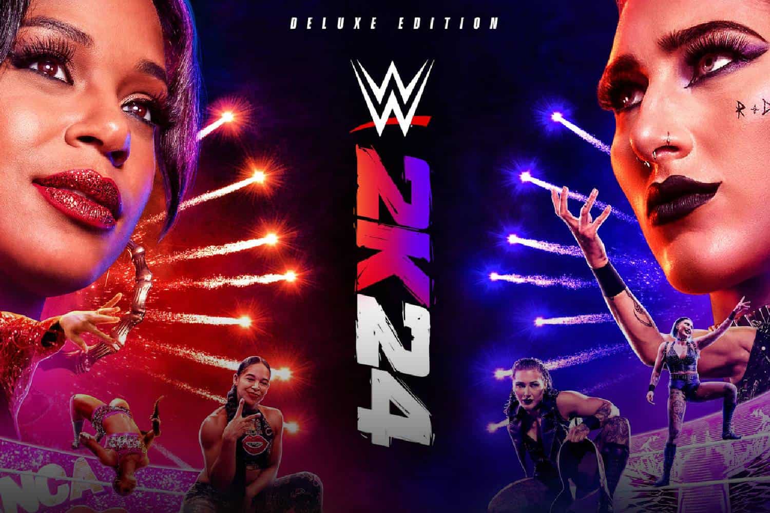 wwe 2k24 deluxe edition cover