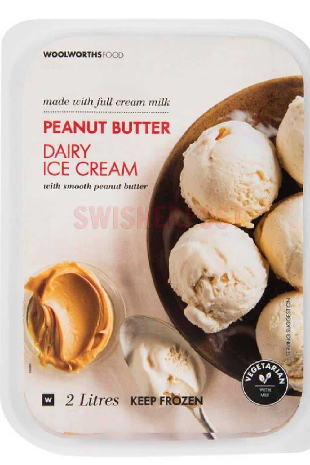 woolworths peanut butter ice cream recall