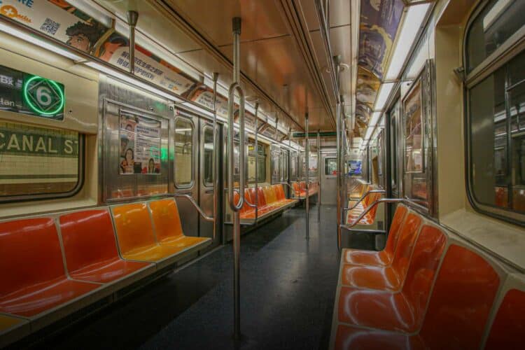 New York City subway shooting video