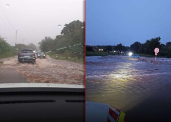 centurion floods road closures tuesday
