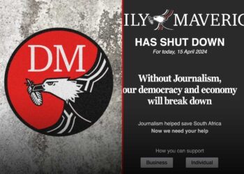 daily maverick shutdown