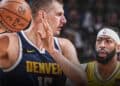 Denver nuggets vs la lakers NBA playoffs sweep