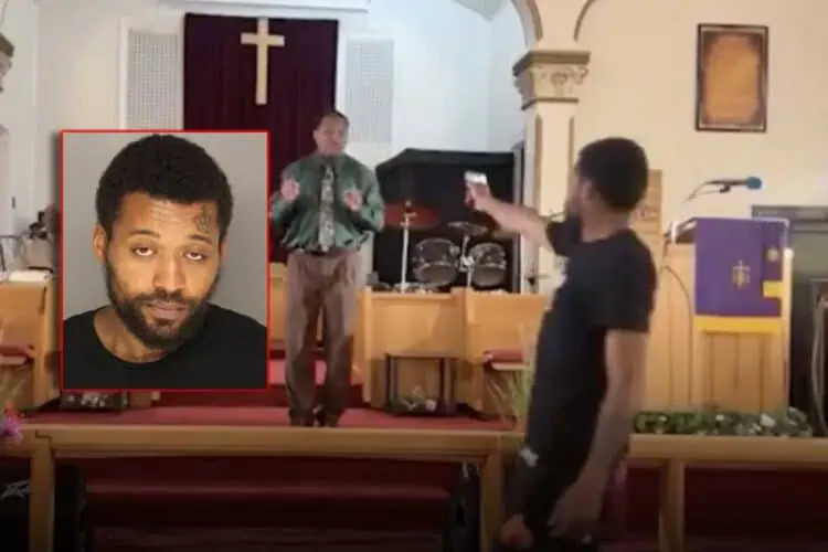 bernard polite Pennsylvania pastor shooting assassination video