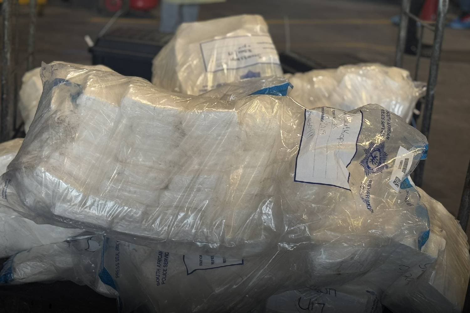 cocaine shipment close-up