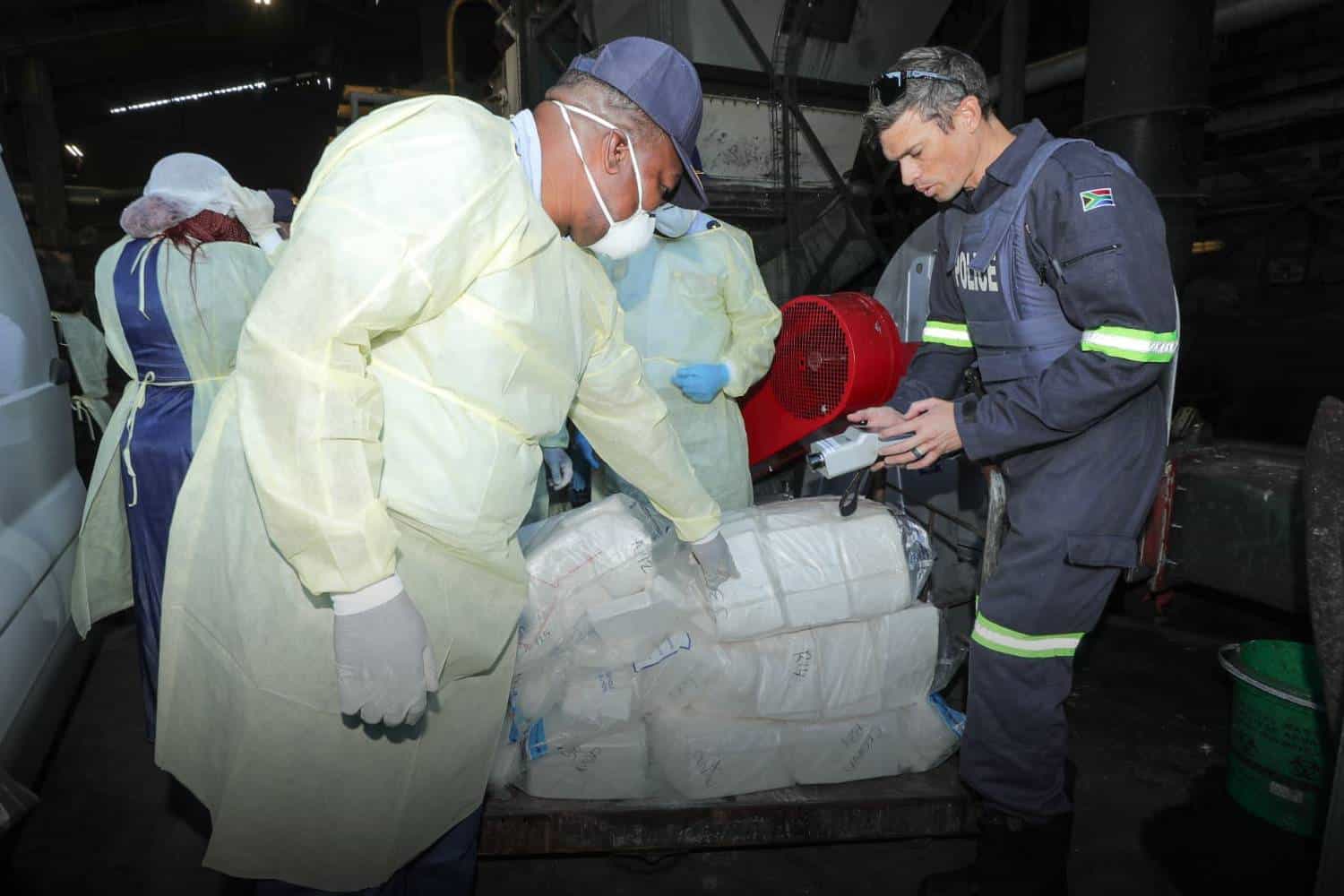 cocaine shipment or tambo airport