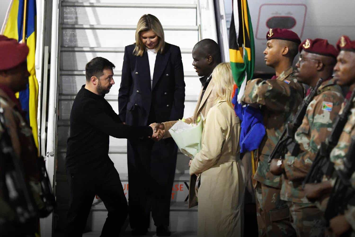 Zelensky in south africa